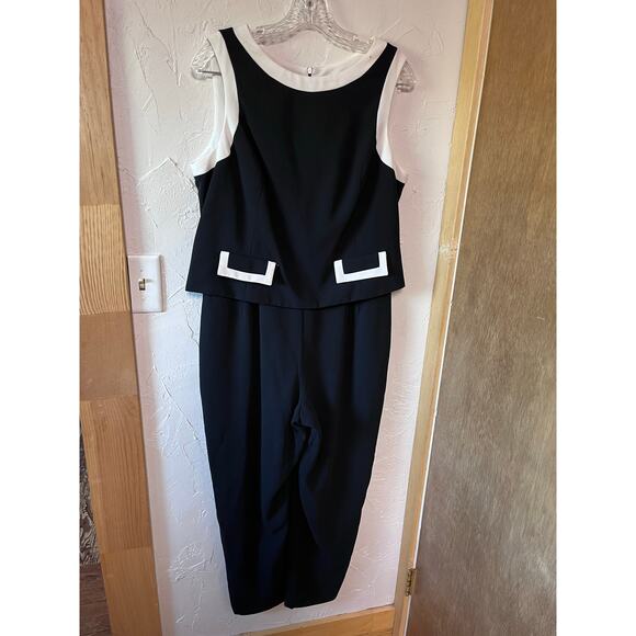 Laundry By Shelli Segal Jumpsuit Sz 12 - Picture 1 of 7